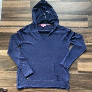 Lilly Pulitzer Navy Thin Hoodie - Size L
